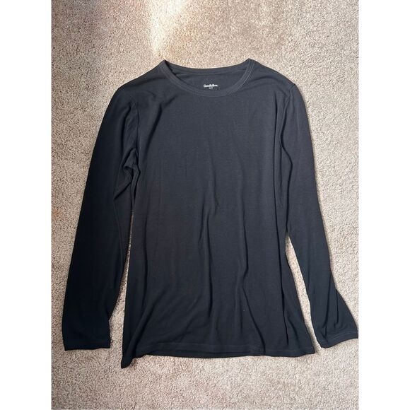 Goodfellow long sleeve black tee size XXL - Picture 1 of 3